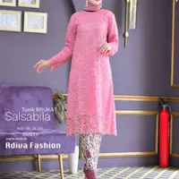 Tunik brokat sonia 1/kebaya wisuda/kebaya modern