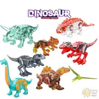 Mainan Anak DIY Dino Crystal Dinosaurus Kristal Rakit Edukasi Puzzle