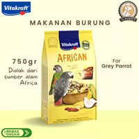 Vitakraft African 750 gr. Makanan untuk Grey Parrot