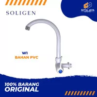 Kran / Keran Air Angsa / Cuci Piring PVC / Plastik Soligen W1