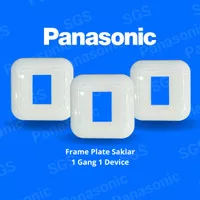 PANASONIC Frame Plate 1 Gang Saklar WEJ78019