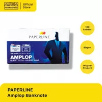 ENVELOPE | AMPLOP PUTIH POLOS PAPERLINE BANKNOTE (1 PAK) MURAH