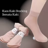 Kaos Kaki Stocking Cewek Semata Kaki Bahan Tipis Seperti Stoking Kaus