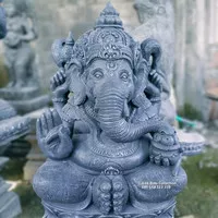 Patung Dewa Ganesha 50cm beton