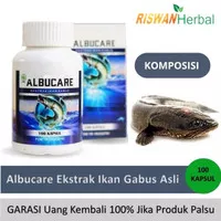 ALBUCARE Kapsul Ekstrak Minyak Ikan Gabus/Kutuk Albumin 100% Original