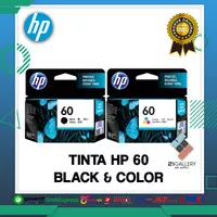 Tinta Hp 60 Black + 60 Color Original Cartridge for D1660,D2560,D2566