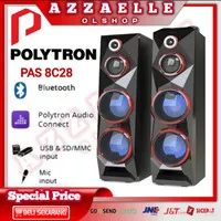 Polytron PAS 8C28 Active Speaker System 3 way Double Woofer