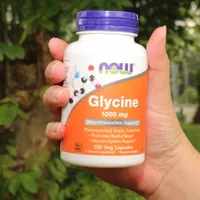 Now Foods Glycine 1000mg Sleep Tidur 100 Kapsul Capsules