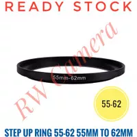 Step Up Filter Ring 55 Ke 62 55mm to 62mm 55-62 Adapter