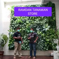 taman vertical garden articifial dekorasi rumah taman vertical garden