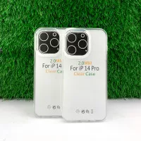 Softcase Premium Clear Case 2MM Transparant Bening iPhone 14 Pro
