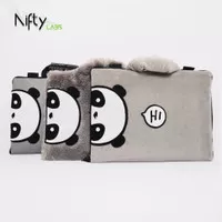 Tas Laptop Karakter Lucu 10 - 14 inch Motif Panda Hi