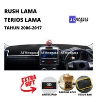 Aksesoris Cover / Karpet Dashboard Mobil Rush / Terios - Kuning, Rush Lama
