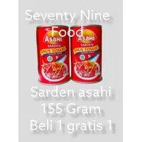 Sarden Asahi 155 Gram Beli 1 Gratis 1 - Sarden Asahi Saus Tomat