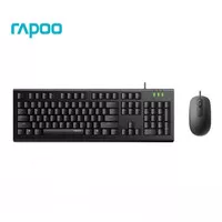 Rapoo X120PRO Wired Optical Mouse Keyboard Combo Original