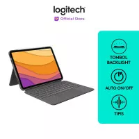 Logitech Combo Touch Keyboard Case Backlit with Trackpad for iPad Air