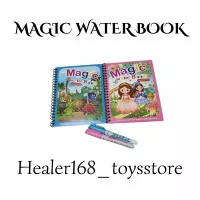 Magic Water book / Magic Book Water / Buku Edukasi menggambar ajaib