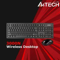 keyboard wireless combo a4tech 3000N / combo keyboard dan mouse kabel