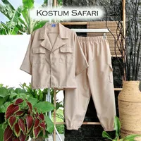 Kostum Baju Anak SAFARI Penjaga Kebun Binatang Pemburu Hewan