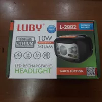 Senter Kepala LUBY 10 Watt L-2882 LED Headlight 10W | MustikaUtama