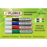 SPIDOL WHITEBOARD FLORIX CATRIDGE SISTEM 1 Pack Warna