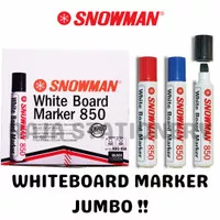 Snowman JUMBO Whiteboard Marker 850 / Spidol Snowman Hapus BESAR 850