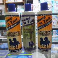 Mane N Tail Shampoo Original dan Herbal Gro Conditioner Kuda 355ml