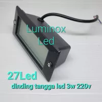 kap lampu tangga led 3w dinding led 3watt tanam tembok 3w 3 w outdoor