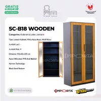 Lemari Arsip 2 pintu Swing Plat Filling Cabinet Importa SC B18 Wooden