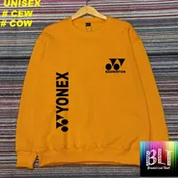 Crewneck Sweater Cotton Fleece Logo Badminton Yonex / Sweater