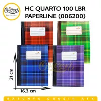 HARD COVER QUARTO 100 LEMBAR PAPERLINE TANGGUNG