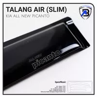 Talang Air Pintu Mobil KIA All New Picanto Model Slim Akrilik