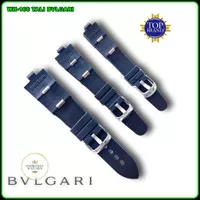 TALI STRAP JAM TANGAN BVLGARI DIAGONO Al38a RUBBER HITAM LIMITED