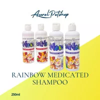 RAINBOW MEDICATED SHAMPOO UNTUK KUCING/ANJING 250 ml