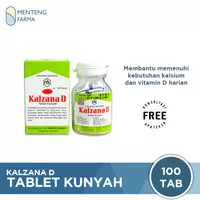 Kalzana D Tablet Kunyah - Suplemen Vitamin D