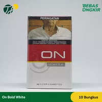 Rokok On Bold White 20 (10 bungkus/slop)