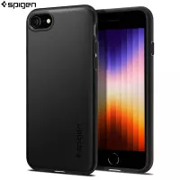Spigen Thin Fit Case iPhone SE 2020 2022 - 7 - 8 - Hard Casing Black