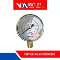 Pressure Gauge Wiebrock Manometer Boiler Setrika Uap 4 6 10 BAR PSi