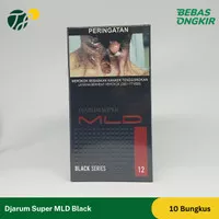 Rokok MLD Black Djarum Super 12 (10 Bungkus/Slop)