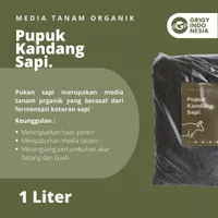 PUPUK KANDANG SAPI / PUPUK KANDANG LEMBU / PUPUK KANDANG TERBAIK 1L