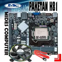 Mainboard H81 + i5 4670 + Heatsink Intel ORI