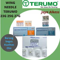 Wing Needle 25g Terumo Winged 27g 23G Jarum Infus 23 25 27 G