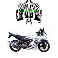 Striping Sticker Kawasaki Ninja RR SE 2012 Putih