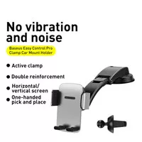 Baseus Control Pro Clamp Car Holder Suction cup Air Vent Mobile Phone