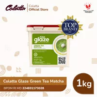 Colatta Glaze Green Tea - Bahan Pelapis Rasa Green Tea 1Kg