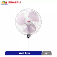 Cosmos WALL FAN 16 ( PURPLE WHITE ) 16 WFW