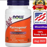 Now foods Pycnogenol, Free Radical Scavenger, pine Bark 100 mg, 60 Cap