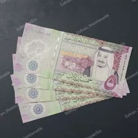 Uang Asing 5 Riyal Polimer Arab Saudi King Salman NEW DESIGN