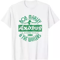 Baju kaos band Bob Marley Exodus Europe T-Shirt