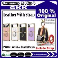Case Samsung Galaxy Z Flip 4 Flip4 GKK Leather With Strap